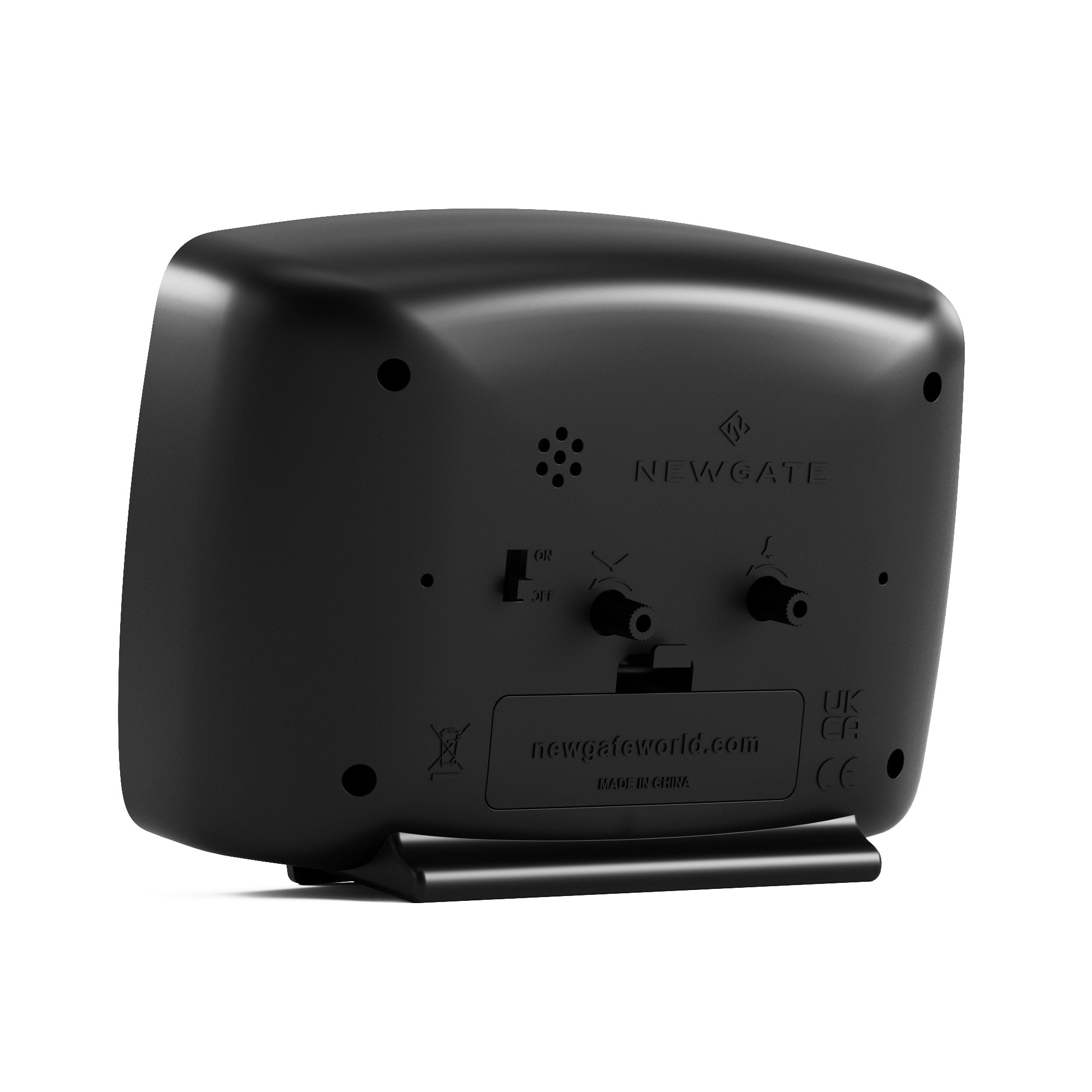Newgate Brooklyn Alarm Clock - Black - Alarm Clocks