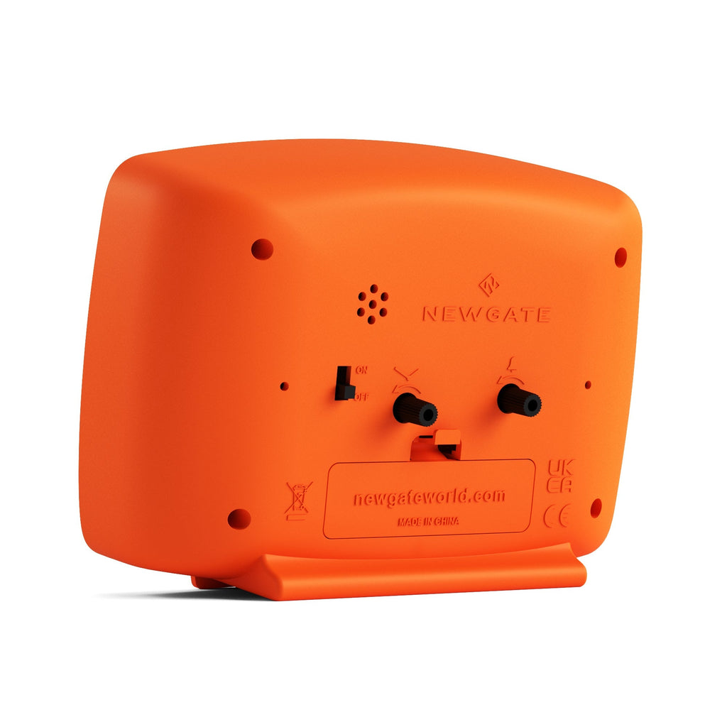 Newgate Brooklyn Alarm Clock - Orange - Alarm Clocks