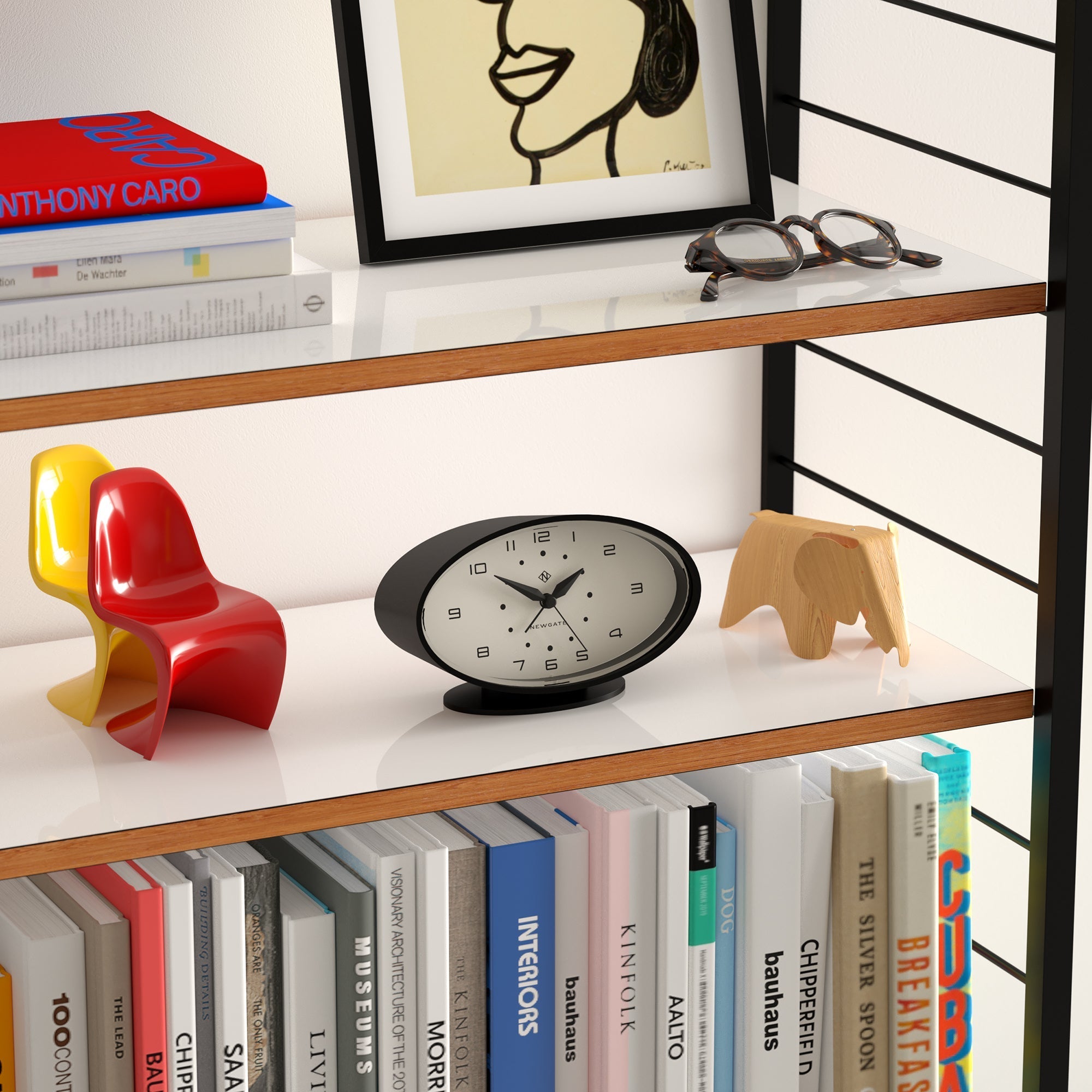 Newgate Ronnie Alarm Clock - Black - Alarm Clocks