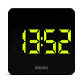 Newgate Space Hotel Orbatron Alarm Clock Black Case - Black Lens - Green LED - Alarm Clocks