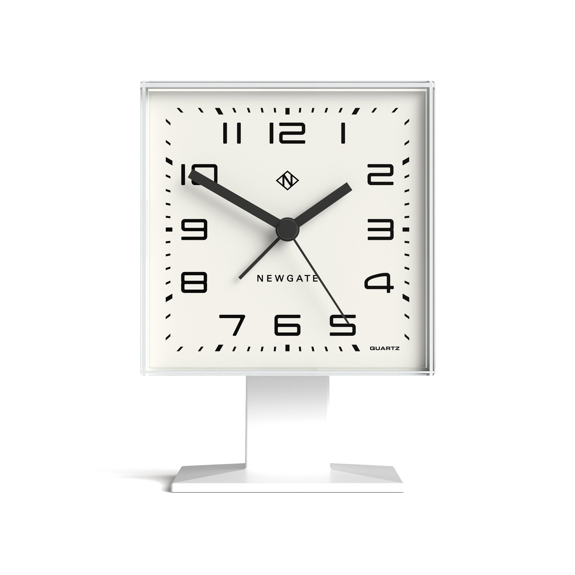 Newgate Victor Alarm Clock Pebble White - Alarm Clocks