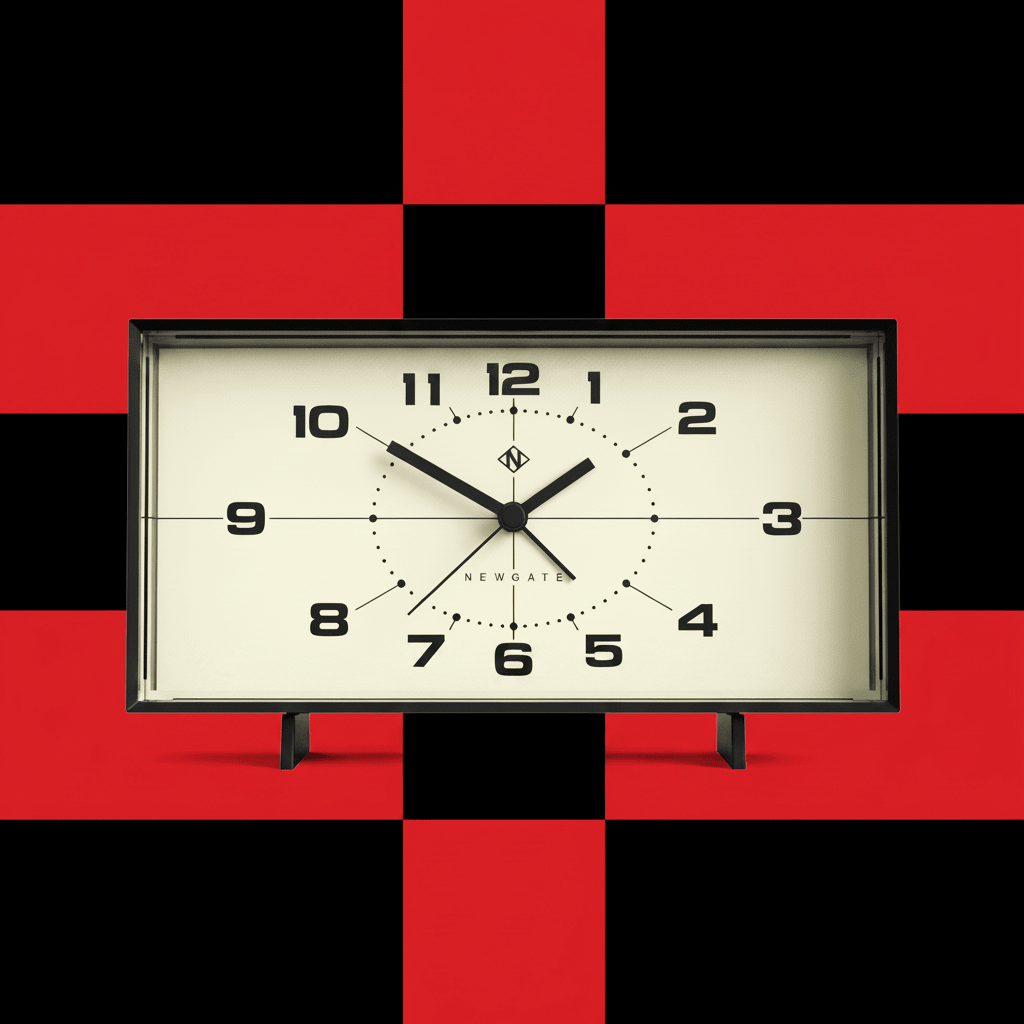 Newgate Wideboy Alarm - Black - Alarm Clocks