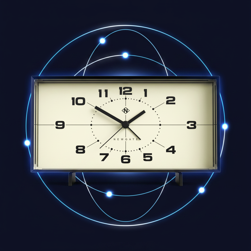 Newgate Wideboy Alarm Clock – Black