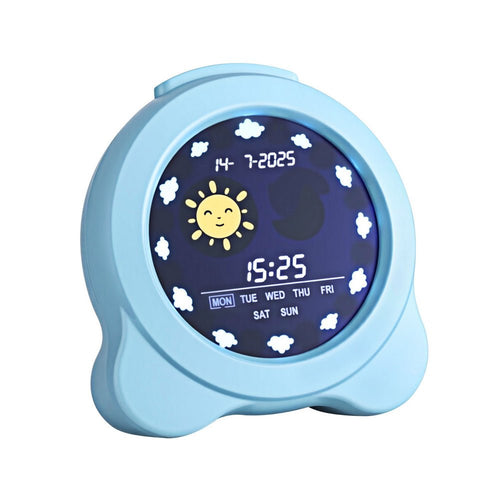 Artiss 3.8" Digital Day Clock Calendar Alarm LCD Display - Blue - Children's Clocks