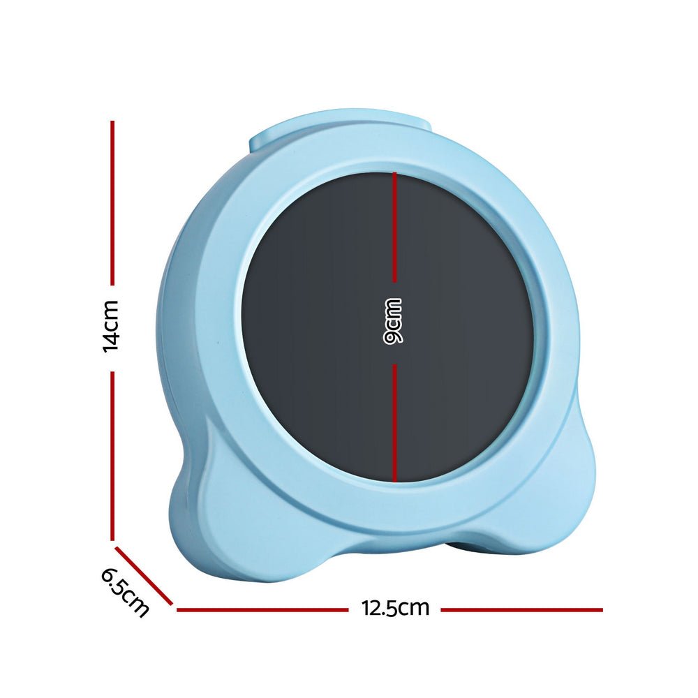 Artiss 3.8" Digital Day Clock Calendar Alarm LCD Display - Blue - Children's Clocks