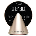 Lexon Conic Radio Alarm Clock With Built - In Bluetooth Speaker - Gold - Desk Alarms