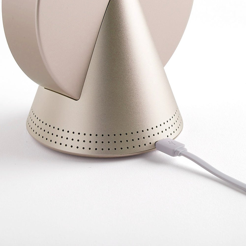 Lexon Conic Radio Alarm Clock With Built - In Bluetooth Speaker - Gold - Desk Alarms