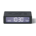 Lexon Flip Mini Reversible Alarm Clock - Grey - Desk Alarms