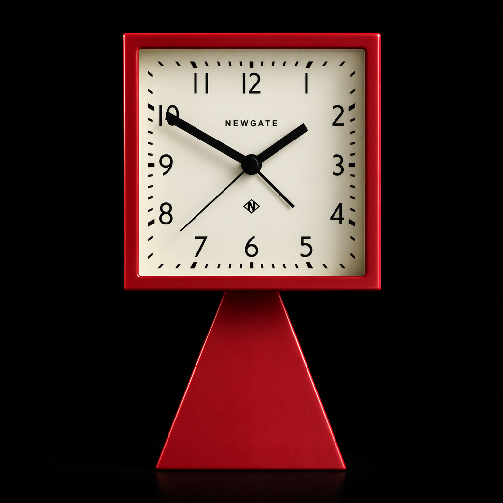 Newgate Brian Alarm Clock - Fire Engine Red