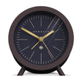 Newgate Fred Alarm Chocolate Black - Reverse Dial - Desk Alarms