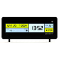 Newgate Futurama Lcd Alarm Clock - Black Case and Black Lens - Desk Alarms