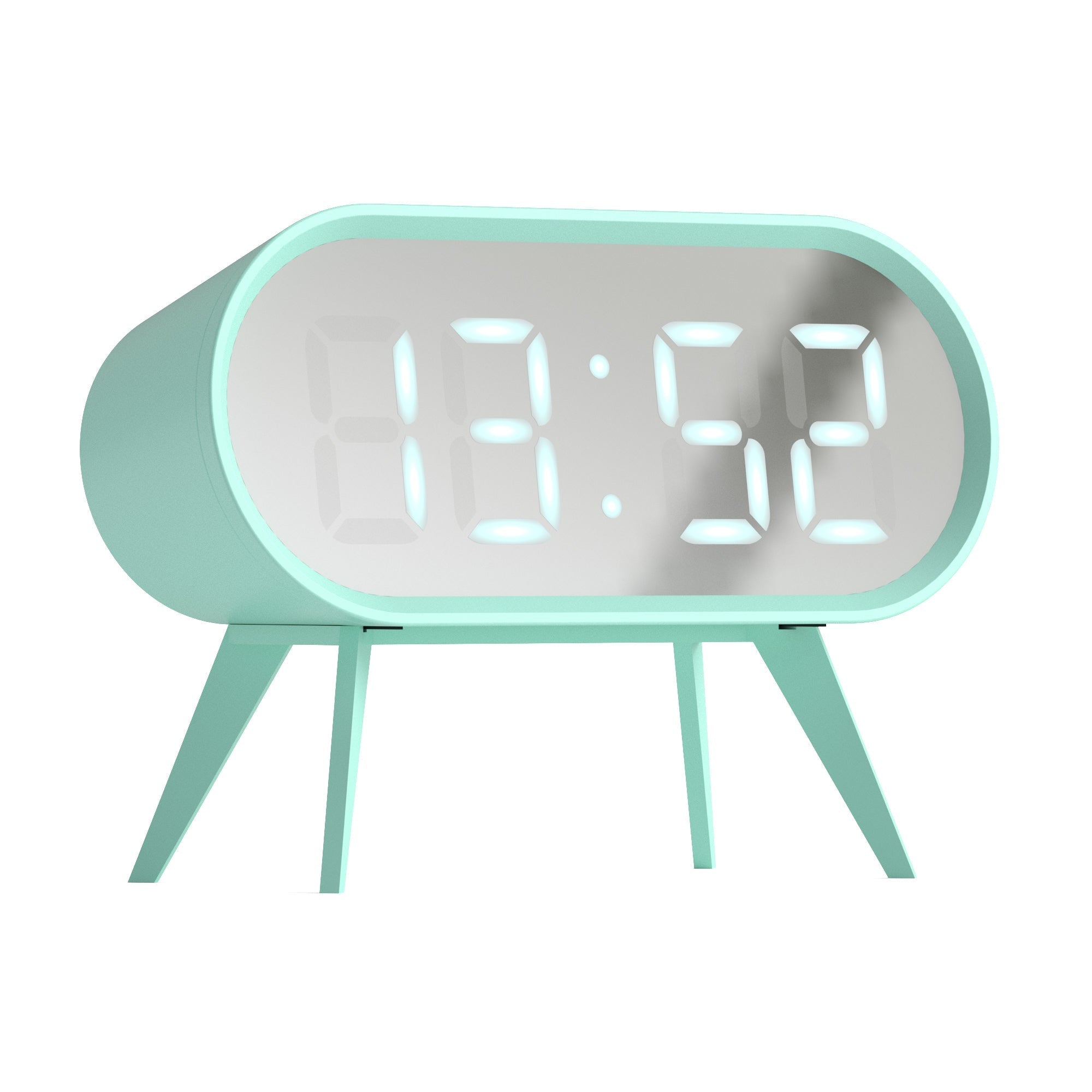 Newgate Space Hotel Cyborg Led Alarm Clock - Blue - Desk Alarms