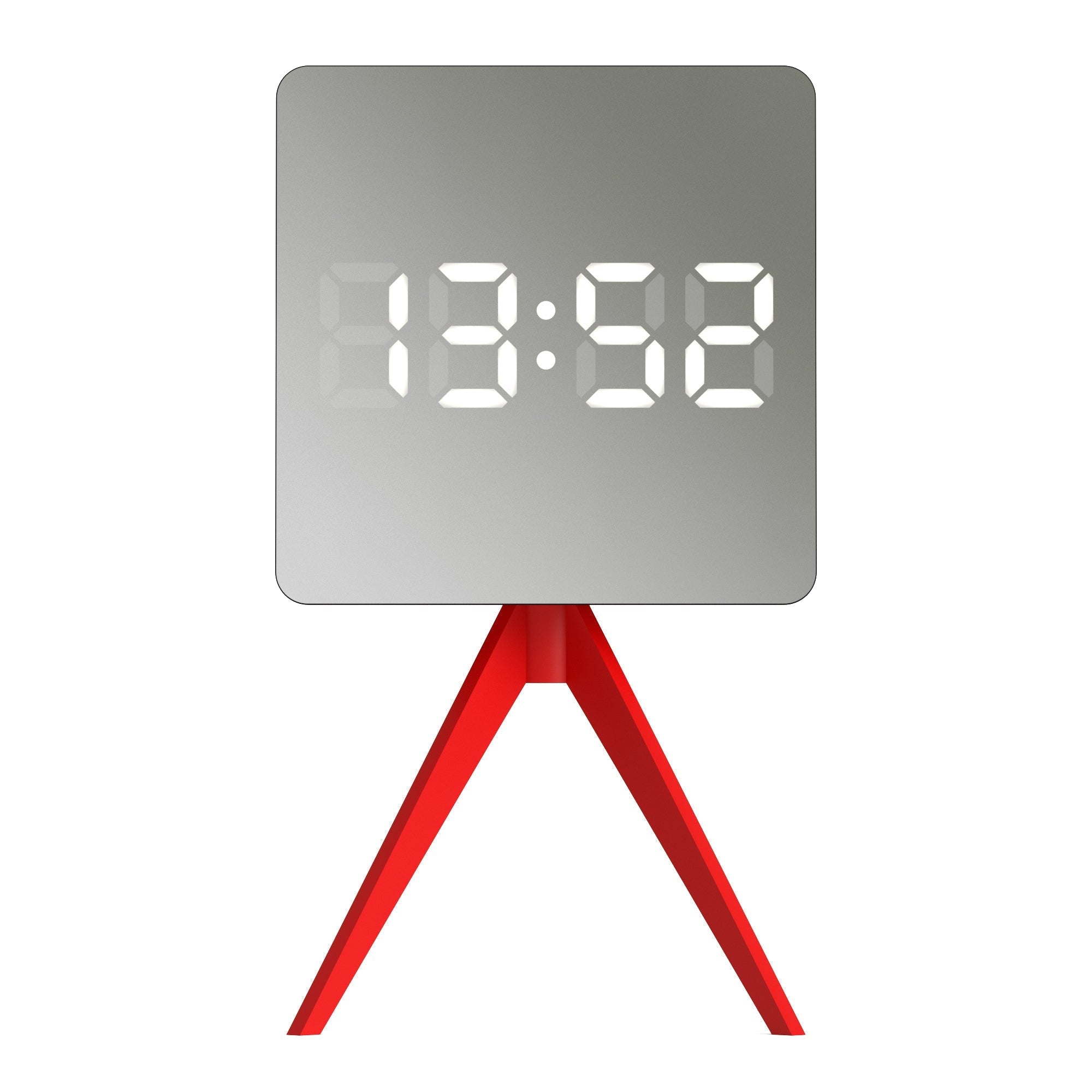 Newgate Space Hotel Droid Led Alarm Clock - Red - Desk Alarms
