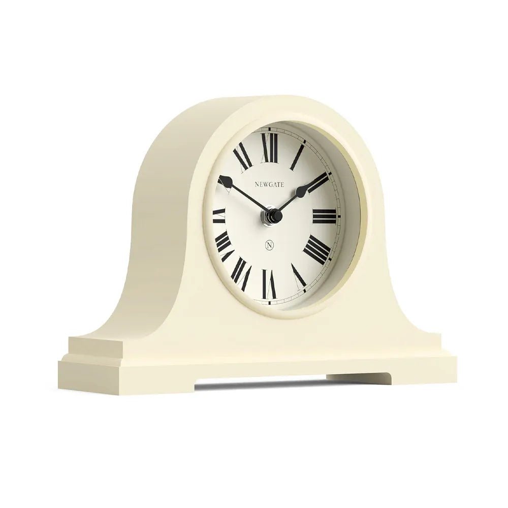 Newgate Broadway Mantel Clock - Vanilla Cream - Desk and Shelf Clock