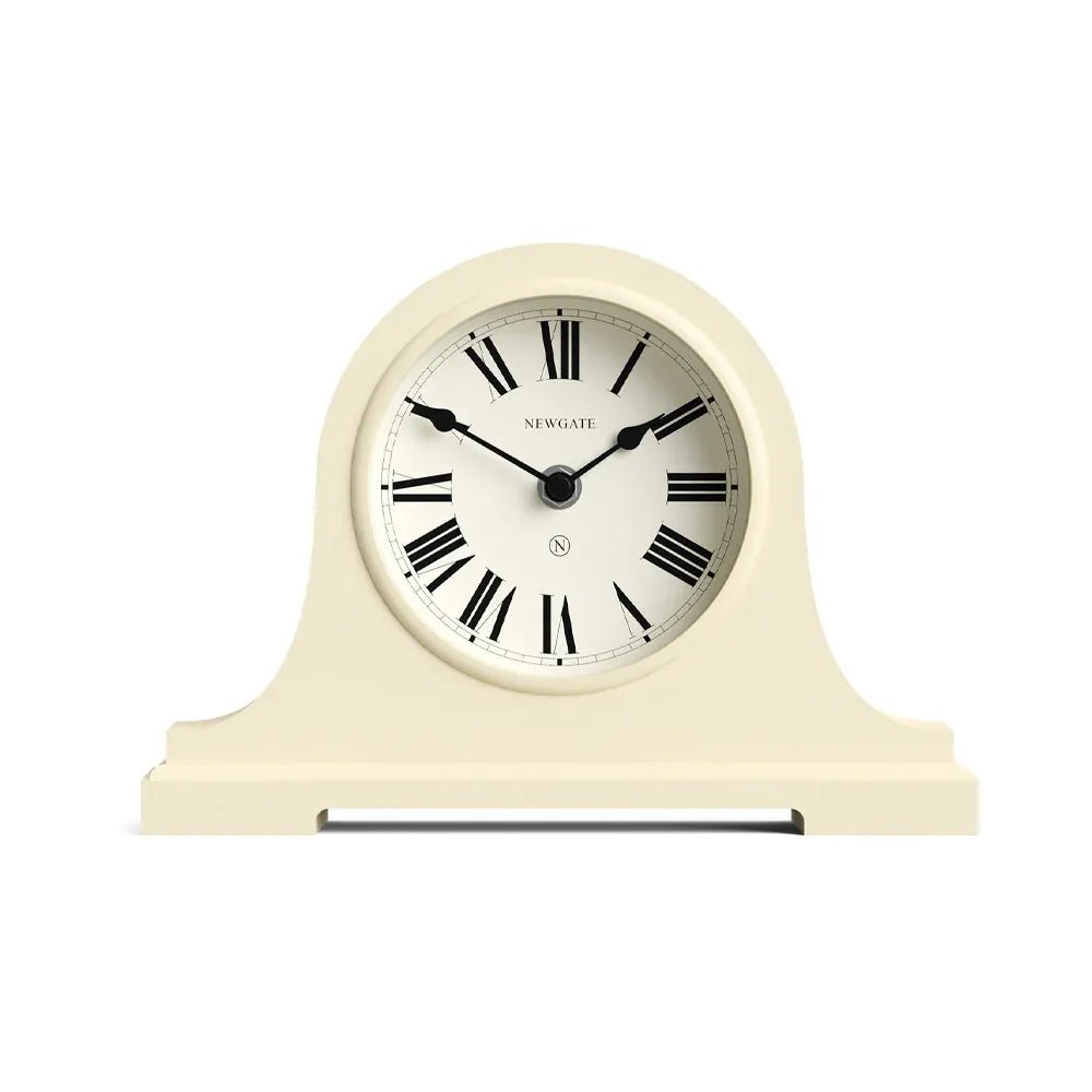 Newgate Broadway Mantel Clock - Vanilla Cream - Desk and Shelf Clock