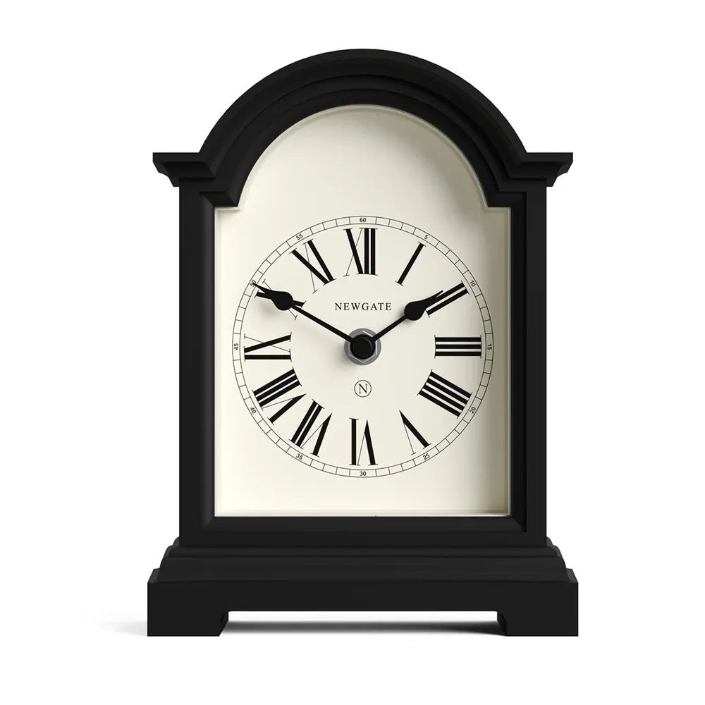 Newgate Fillmore Mantel Clock - Black - Desk and Shelf Clock
