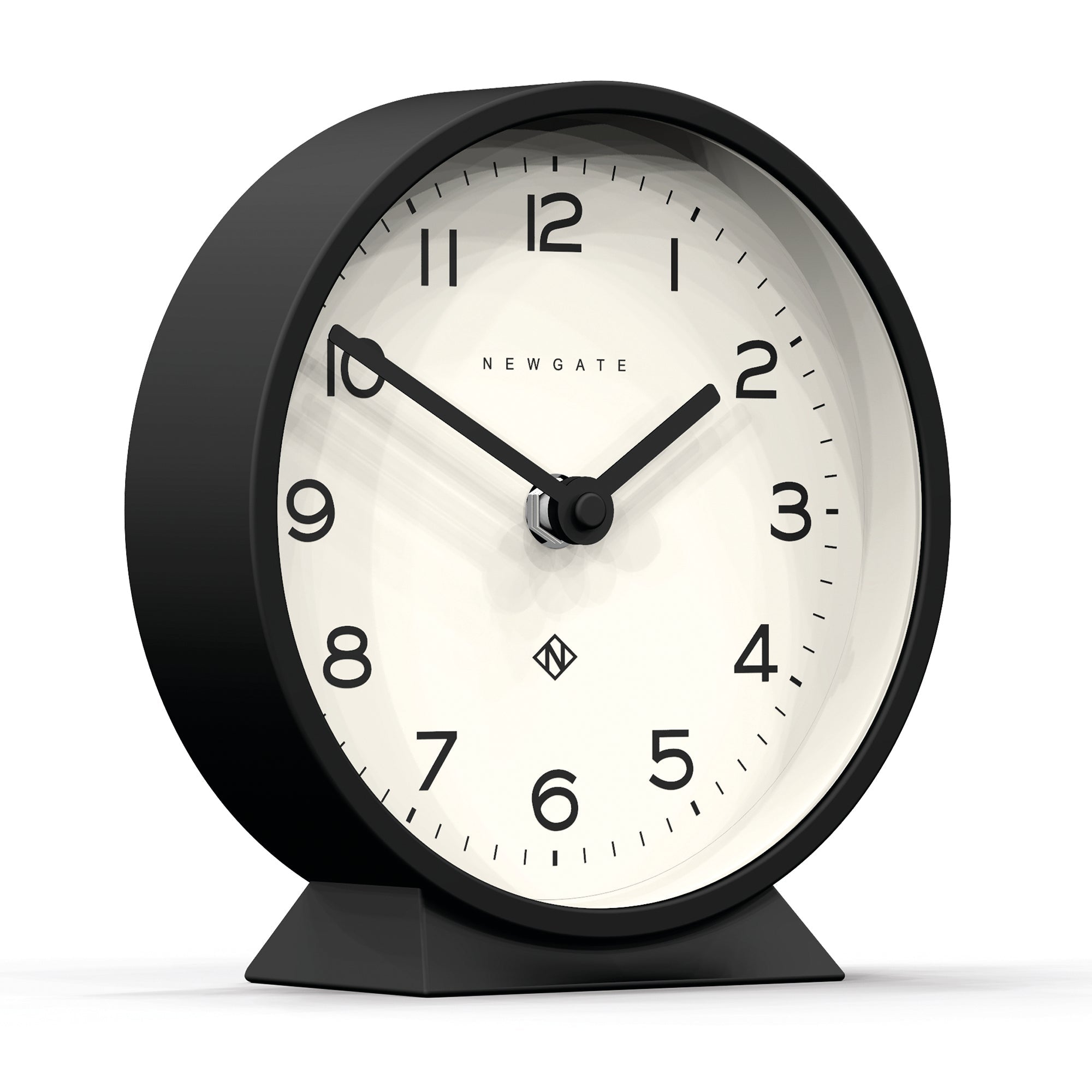 Newgate M Mantel Clock - Cave Black - Desk and Shelf Clock