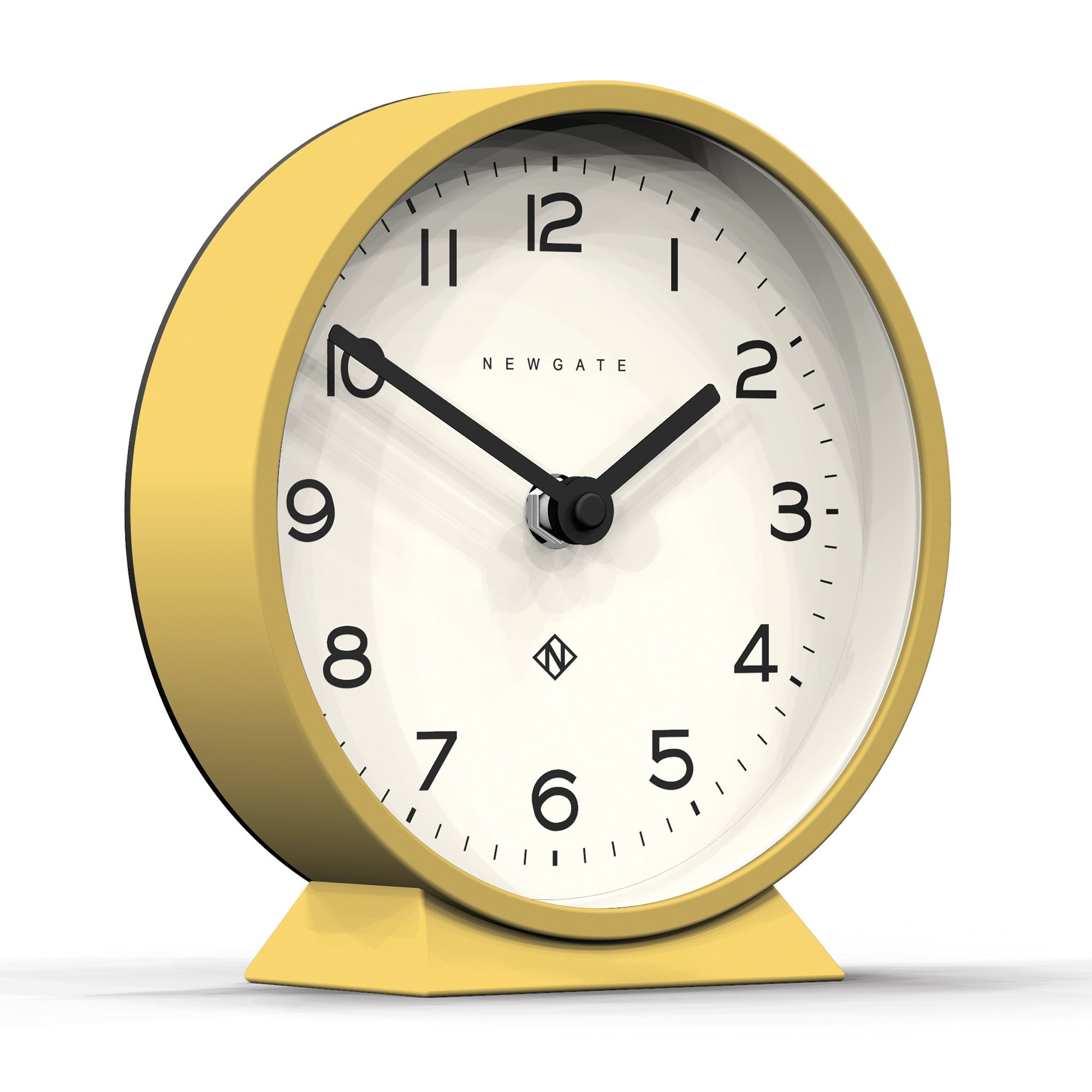 Newgate M Mantel Clock - Cheeky Yellow - Desk and Shelf Clock