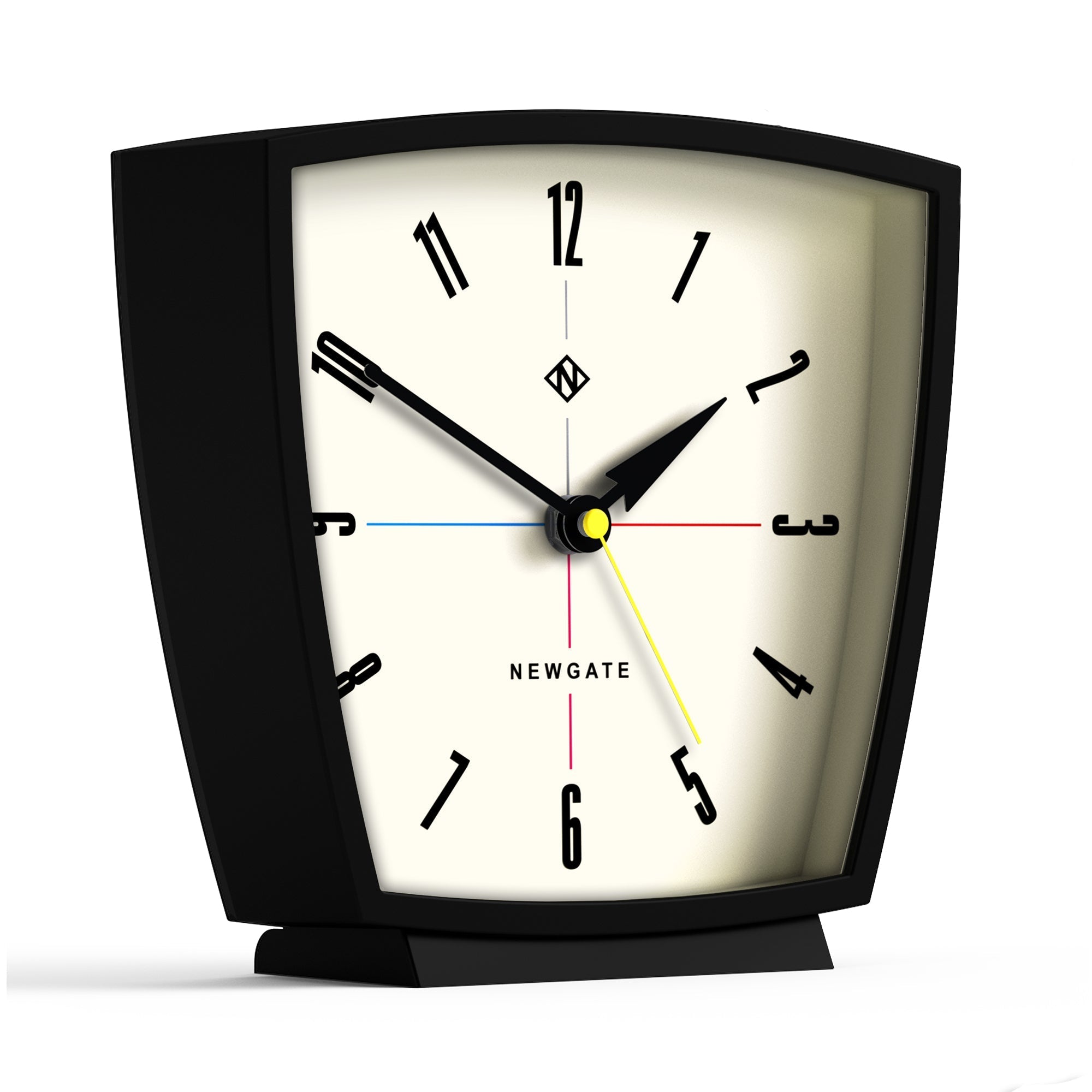 Newgate Odyssey Mantel Clock - Black - Desk and Shelf Clock
