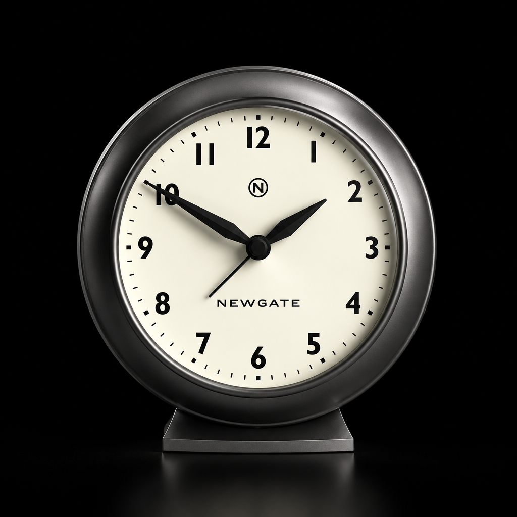 Newgate Pacific Mantel Clock – Graphite