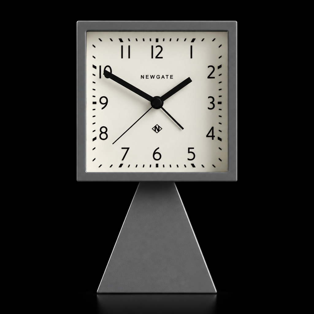 Newgate Brian Alarm Clock - Blizzard Grey