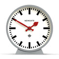 Newgate Railway Mantel Clock - Posh Grey - Desk Clocks
