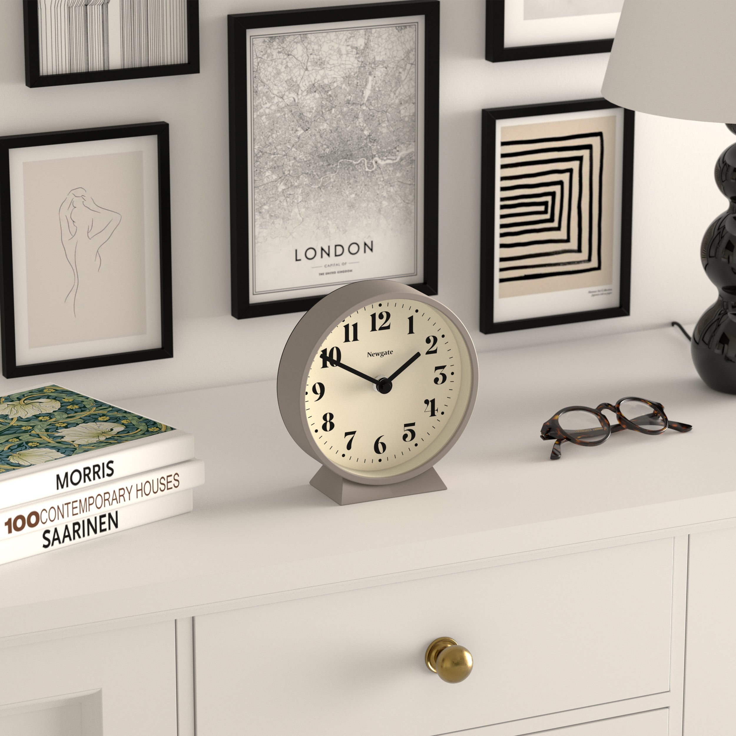 Newgate Theatre Mantel Clock - Matt Stone - Desk Clocks