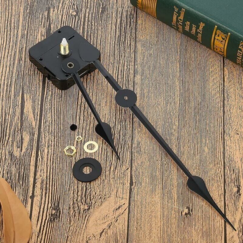 Clock Motor with High Torque and Long Shaft Compatible with 7 - Inch Spade Hands - DIY Clock Movement Mechanisms