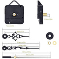 Quartz DIY Wall Clock Movement Mechanism - Battery Operated DIY Repair Parts - DIY Clock Movement Mechanisms
