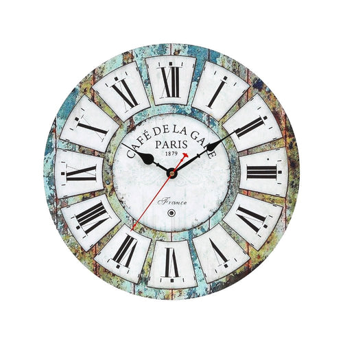Artiss Wall Clock - Turquoise - Wall Clocks