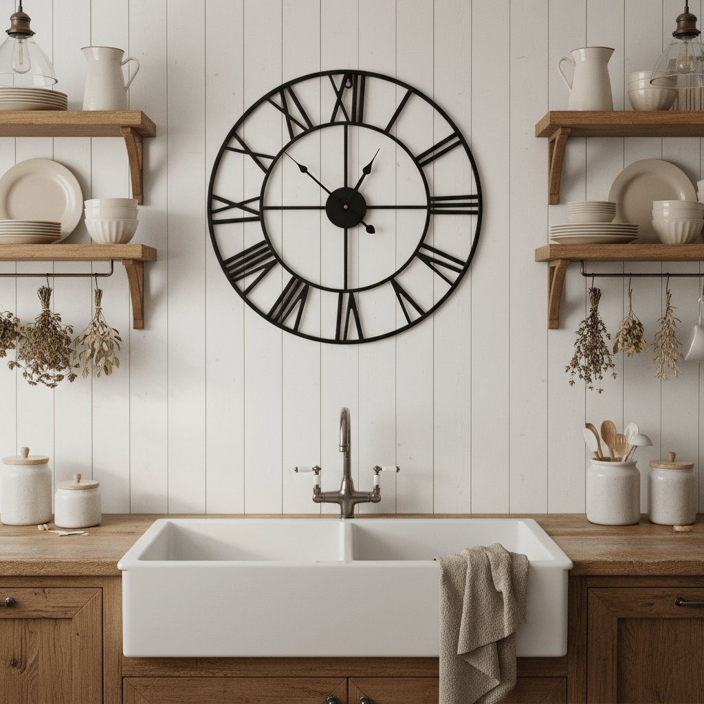 Industrial Large Wall Clock - Wall Clocks