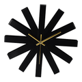 Modern Ribbon Wall Clock - Black - Wall Clocks