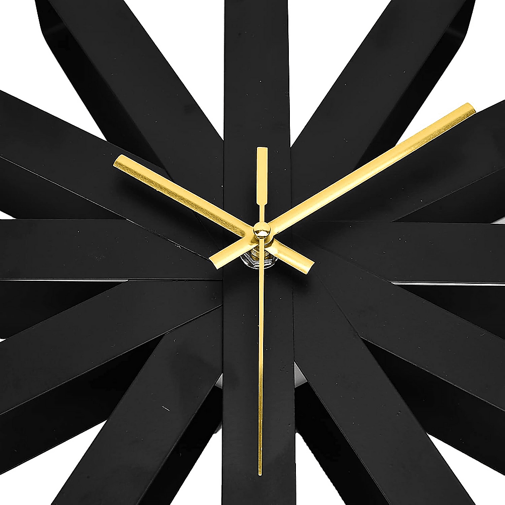 Modern Ribbon Wall Clock - Black - Wall Clocks