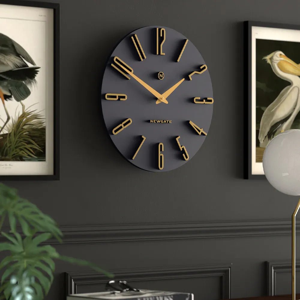 Newgate Empire State Wall Clock - Petrol Blue - Wall Clocks