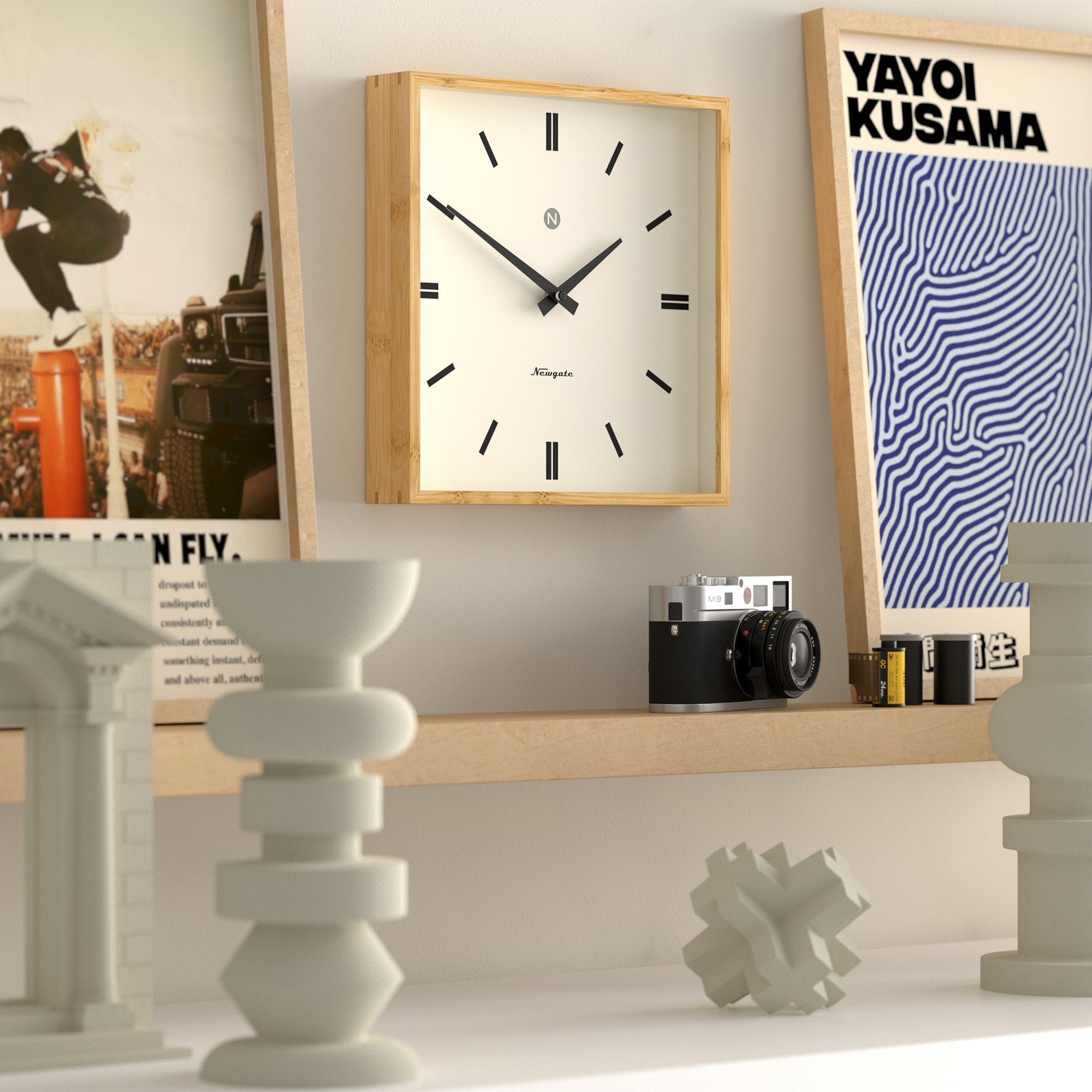 Newgate Fiji Wall Clock - Moped Dial - Wall Clocks