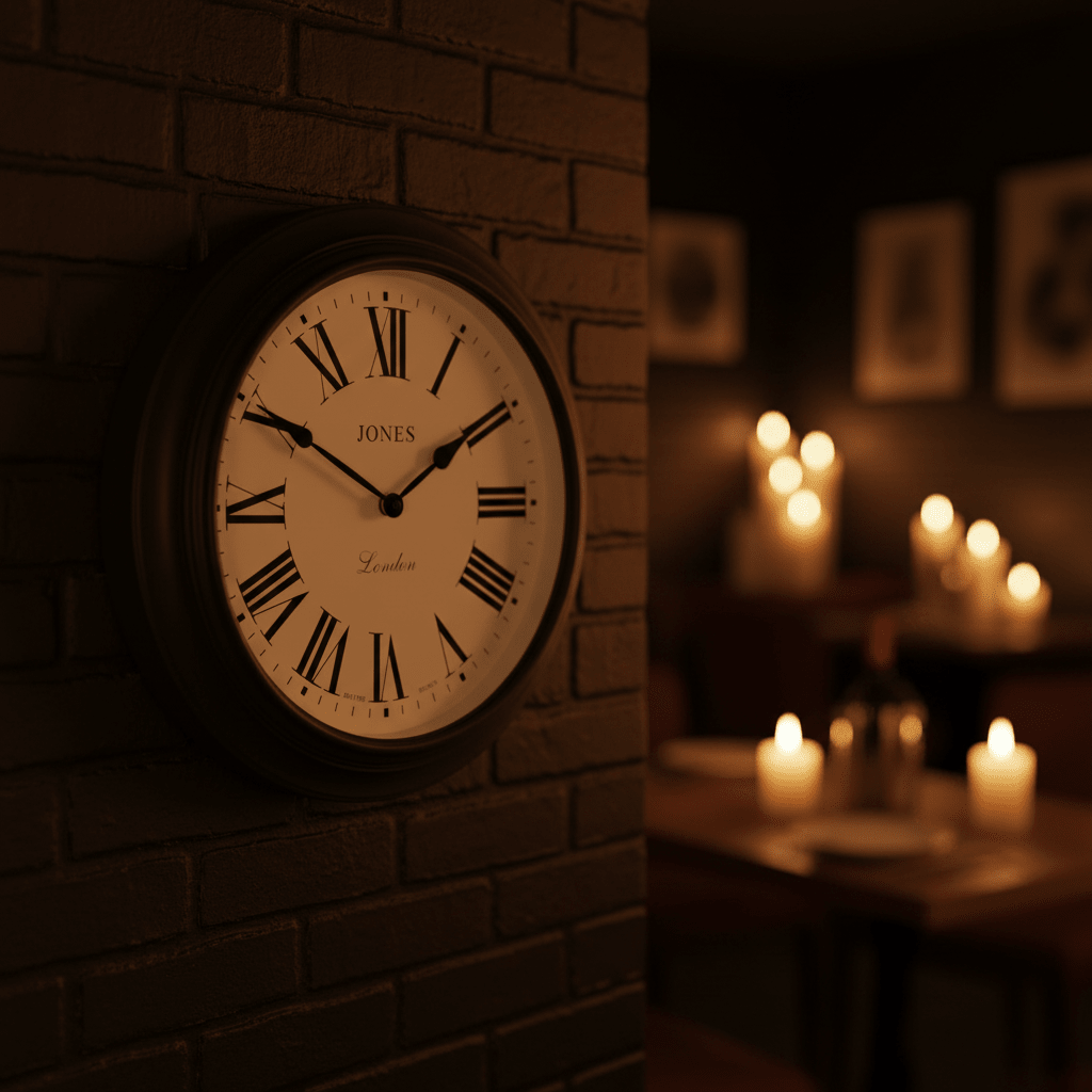 Newgate Jones Supper Club Clock Charcoal - Charcoal Grey - Wall Clocks | Infinity Clocks