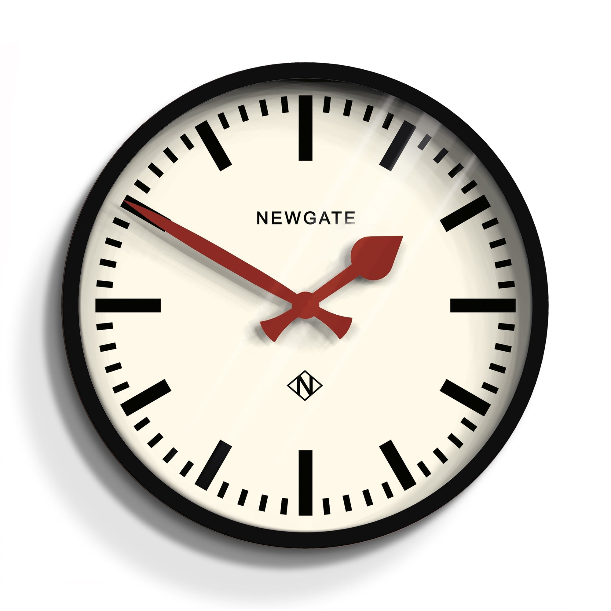 Newgate Luggage Clock - Black - Wall Clocks | Infinity Clocks