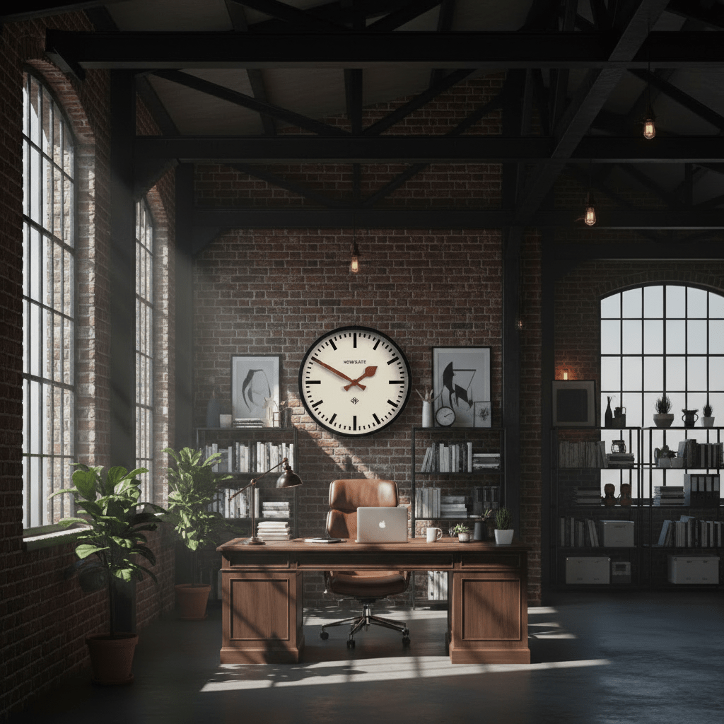 Newgate Luggage Clock - Black - Wall Clocks | Infinity Clocks