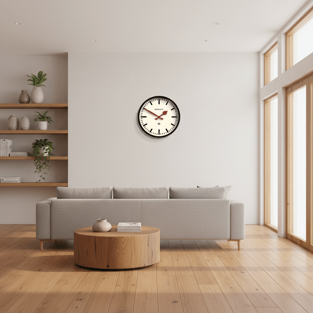 Newgate Luggage Clock - Black - Wall Clocks | Infinity Clocks