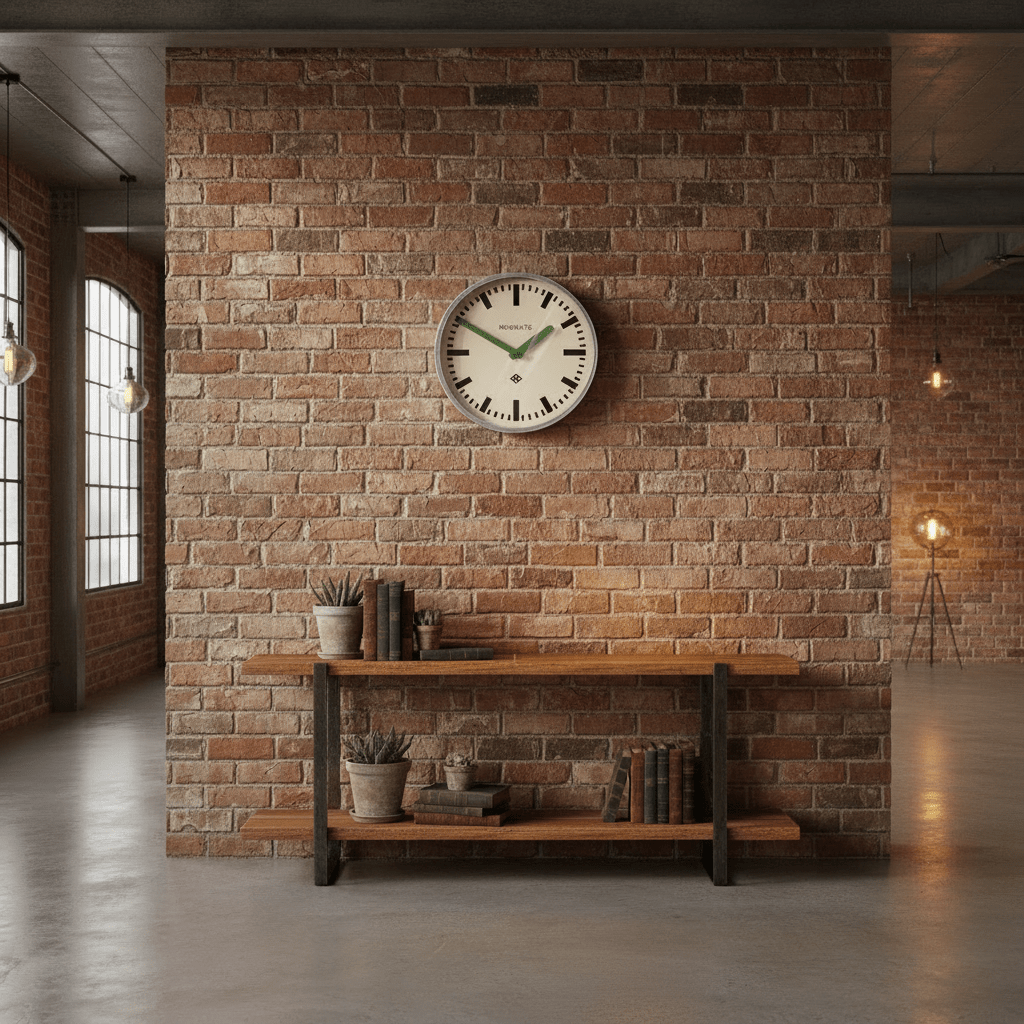 Newgate Luggage Wall Clock - Galvanised Green Hands - Wall Clocks | Infinity Clocks
