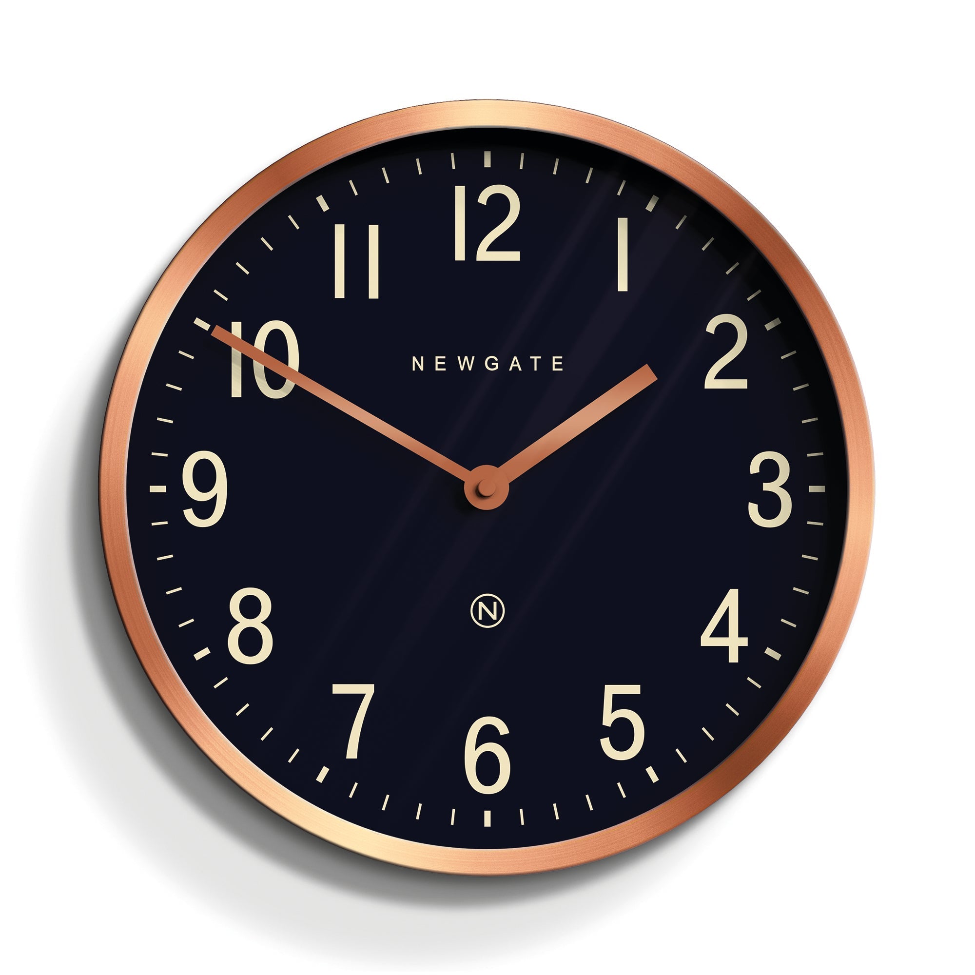 Newgate Master Edwards Clock - Radial Copper - Wall Clocks
