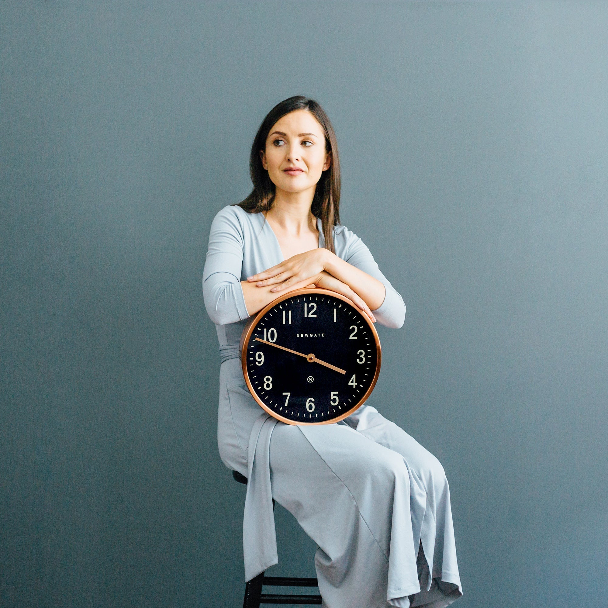 Newgate Master Edwards Clock - Radial Copper - Wall Clocks
