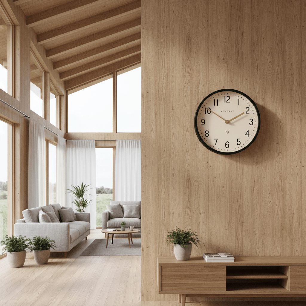 Newgate Master Edwards Wall Clock - Black - Wall Clocks | Infinity Clocks