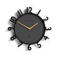 Newgate Monorail Wall Clock - Black - Wall Clocks
