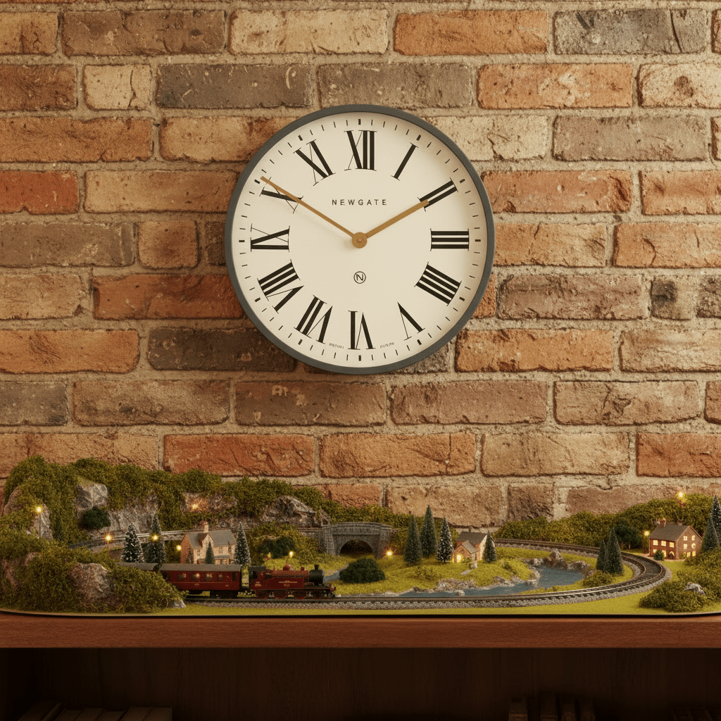 Newgate Mr Butler Wall Clock - Moonstone Grey - Wall Clocks | Infinity Clocks
