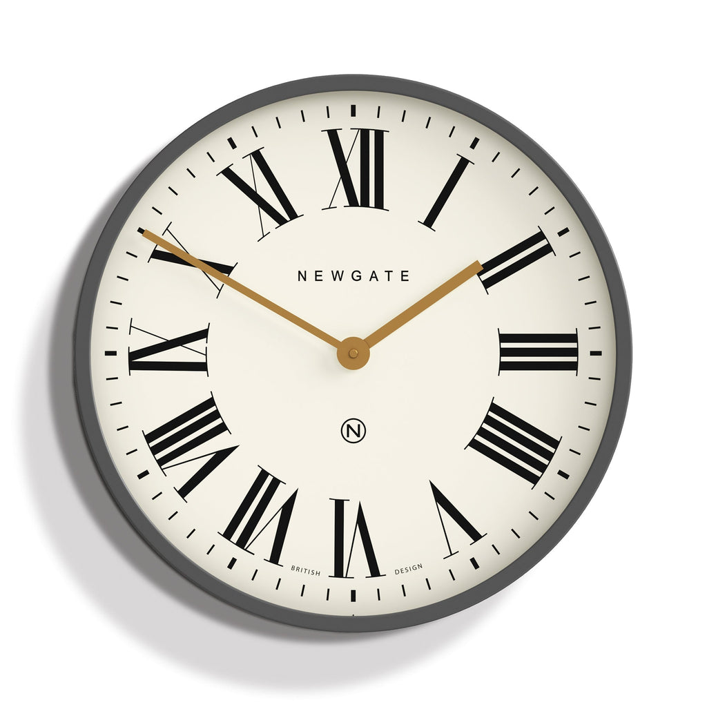 Newgate Mr Butler Wall Clock - Moonstone Grey - Wall Clocks | Infinity Clocks