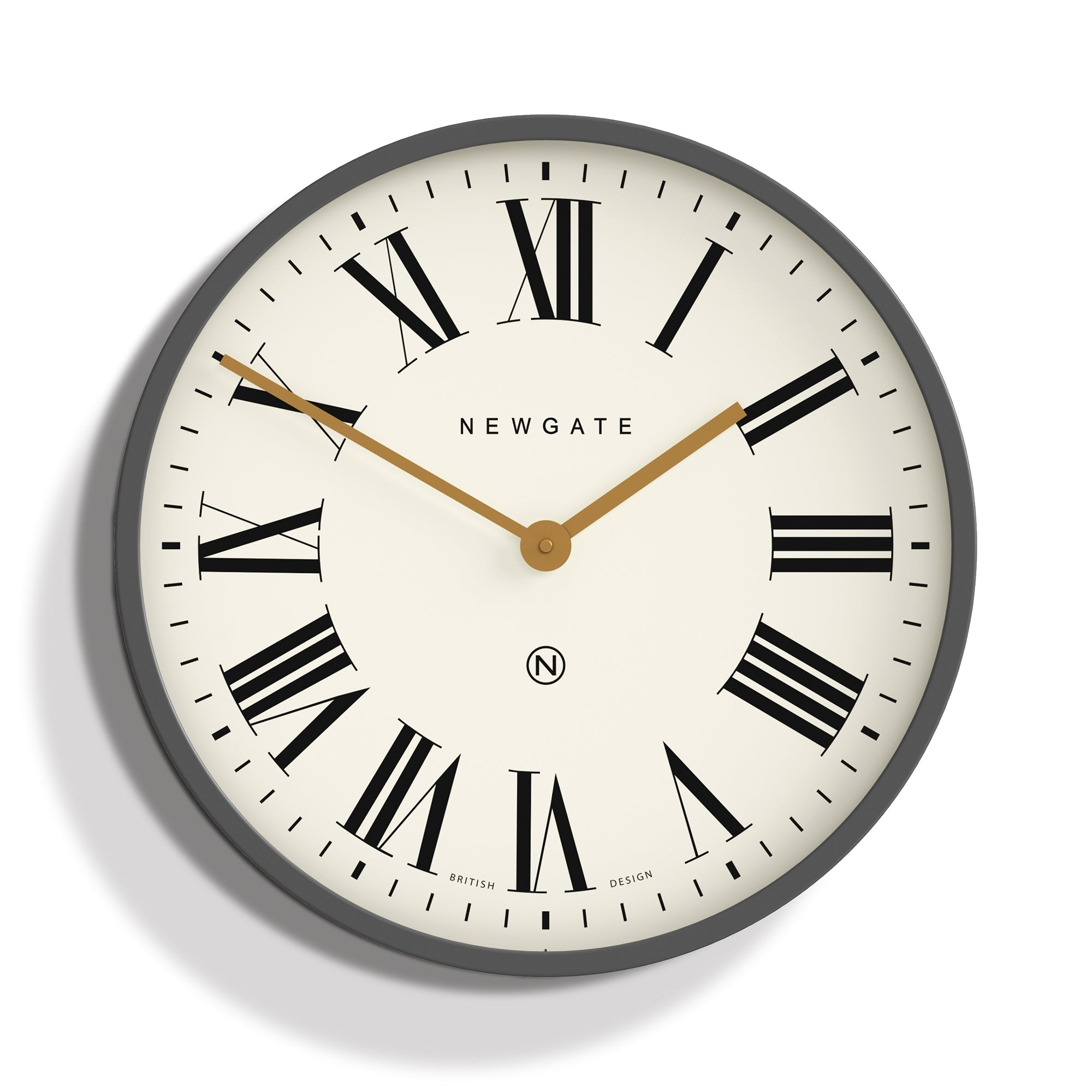 Newgate Mr Butler Wall Clock - Moonstone Grey - Wall Clocks | Infinity Clocks