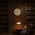 Newgate Mr Clarke Clock - Pale Wood Dot Dial - Wall Clocks