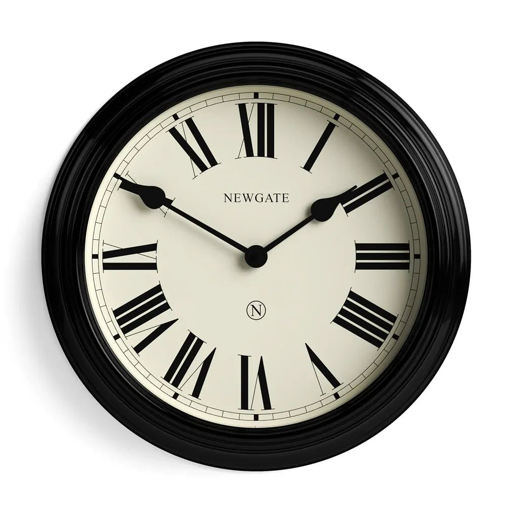 Newgate Notting Hill Wall Clock - Black - Wall Clocks