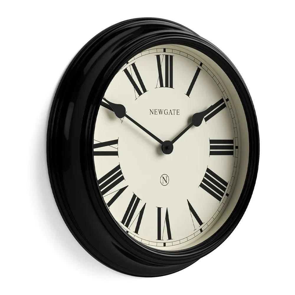 Newgate Notting Hill Wall Clock - Black - Wall Clocks